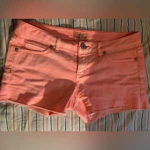 Summer orange shorts. Size 4.